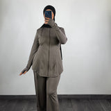 Ensemble sport, taupe