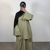 Ensemble Tania, vert olive [qualité supérieure]