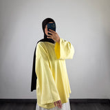 T-shirt coton qualité supérieure, jaune