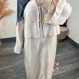 Ensemble Lya, couleur beige
