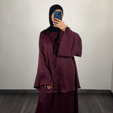 Ensemble Izia, couleur prune