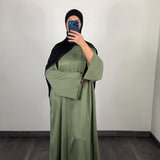 Abaya Mia, couleur kaki