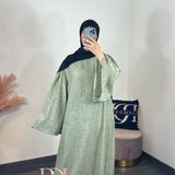 Abaya Lin, couleur kaki