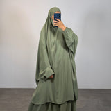 Jilbeb 2 pieces jupe, olive