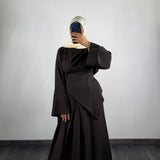 Ensemble asymétrique, marron