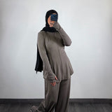 Ensemble sport, taupe