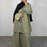 Ensemble Tania, vert olive [qualité supérieure]