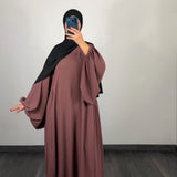 Abaya Neyla jazz, plusieurs couleurs (2 longueurs)