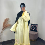 Robe célia, couleur jaune