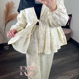 Ensemble coton Jade, couleur beige