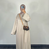 Abaya miraya, couleur beige