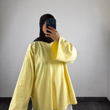 T-shirt coton qualité supérieure, jaune