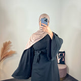 Abaya Lin, couleur noir