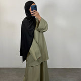 Ensemble Tania, vert olive [qualité supérieure]