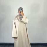 Abaya miraya, couleur beige