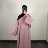 Abaya Mia, couleur taupe-rosé