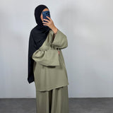 Ensemble Tania, vert olive [qualité supérieure]