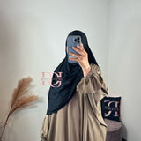 Hijab bambou, couleur noir