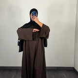 Abaya Mia, couleur marron