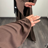 Abaya Mia, couleur marron