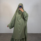 Jilbeb 2 pieces jupe, olive