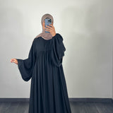 Abaya Esmaa 2 (plusieurs couleurs)