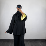 Ensemble bi-color, noir/jaune