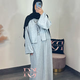 Ensemble Lya, couleur gris