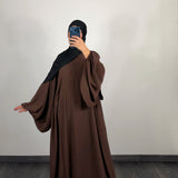 Abaya Neyla jazz, plusieurs couleurs (2 longueurs)
