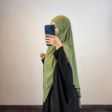 Khimar bambou, couleur kaki olive