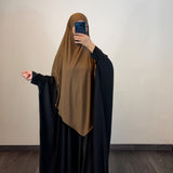 Khimar bambou, couleur marron café