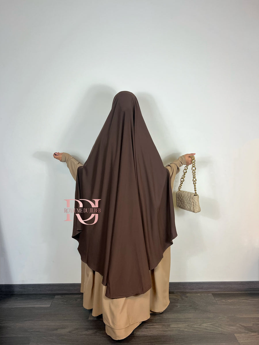 Maxi khimar à fentes (plusieurs couleurs)