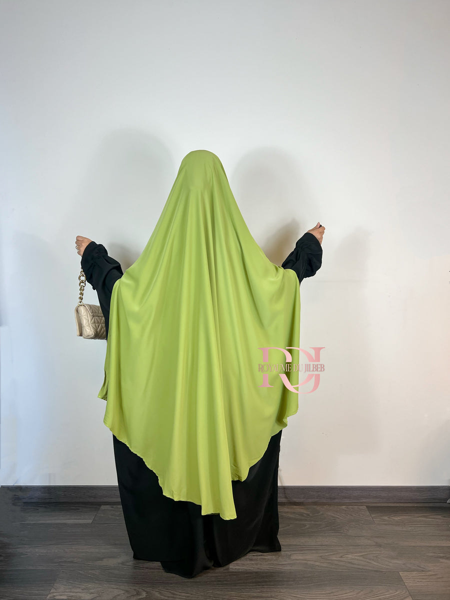 Maxi khimar à fentes (plusieurs couleurs)